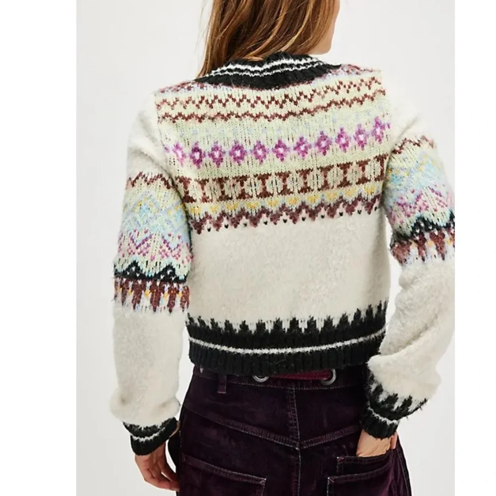 Free People Multicolor Patterned Sweater - Picture 3 of 3